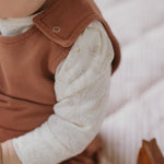 French Terry Overalls - Clay