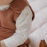 French Terry Overalls - Clay