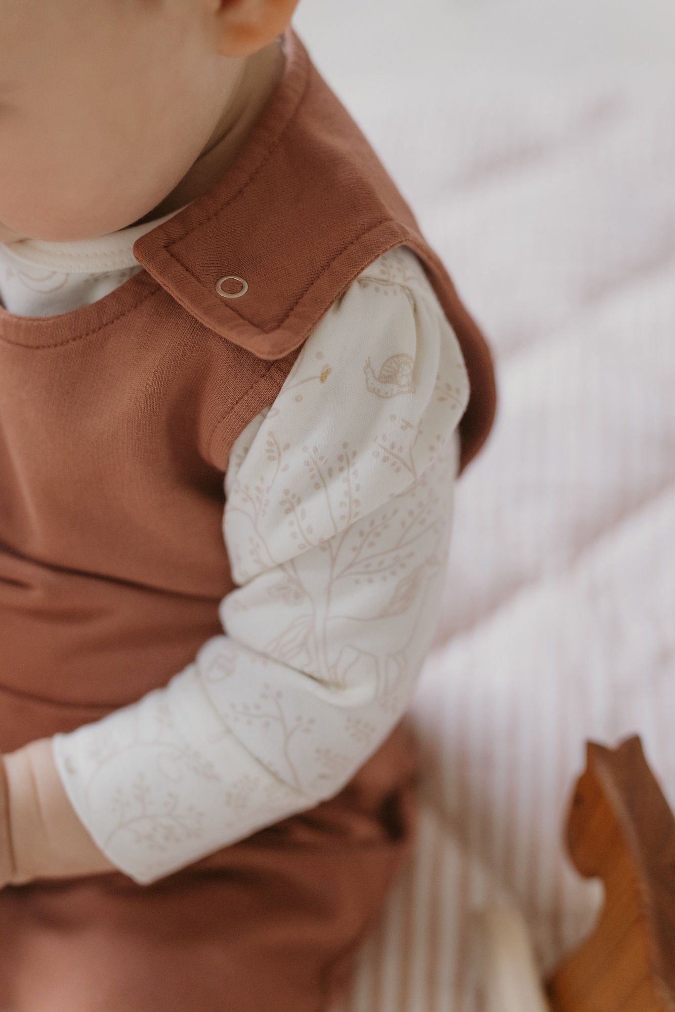 French Terry Overalls - Clay