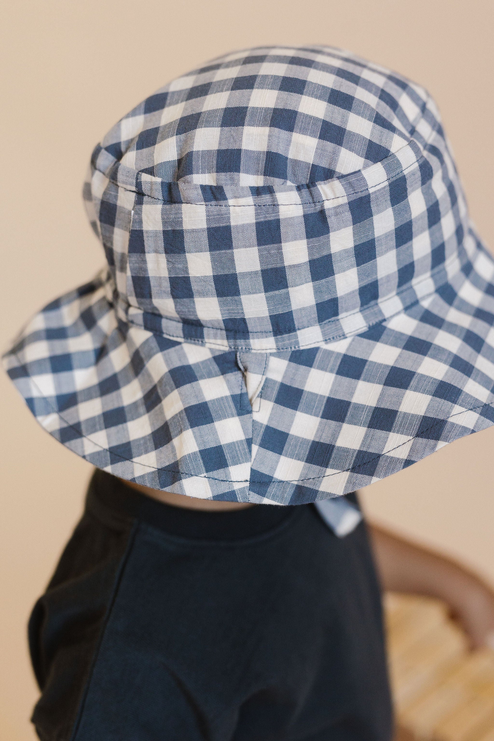 Pehr-Reversible Bucket Hat-Checkmate French Blue-4