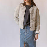 Women's French Terry Sweatshirt - Ink Blue