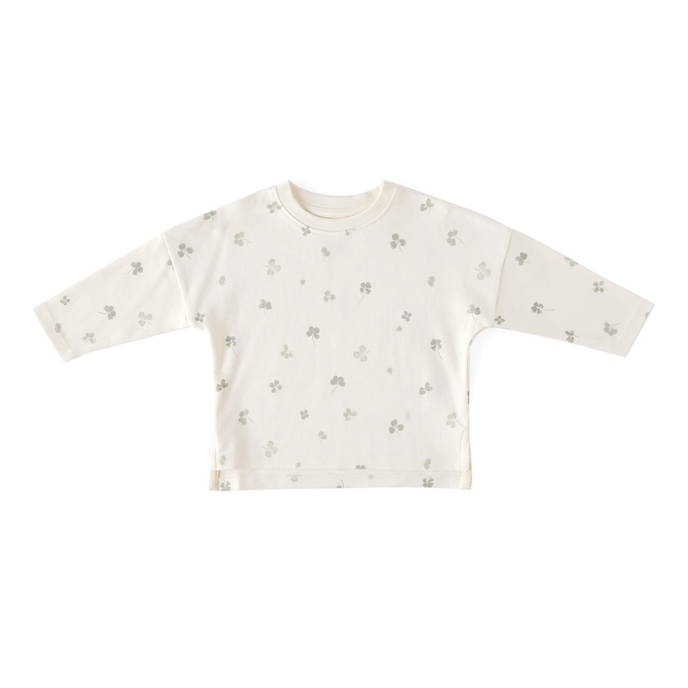 Dropped Shoulder Long Sleeve Top Pehr Clover 18 - 24 mos. 