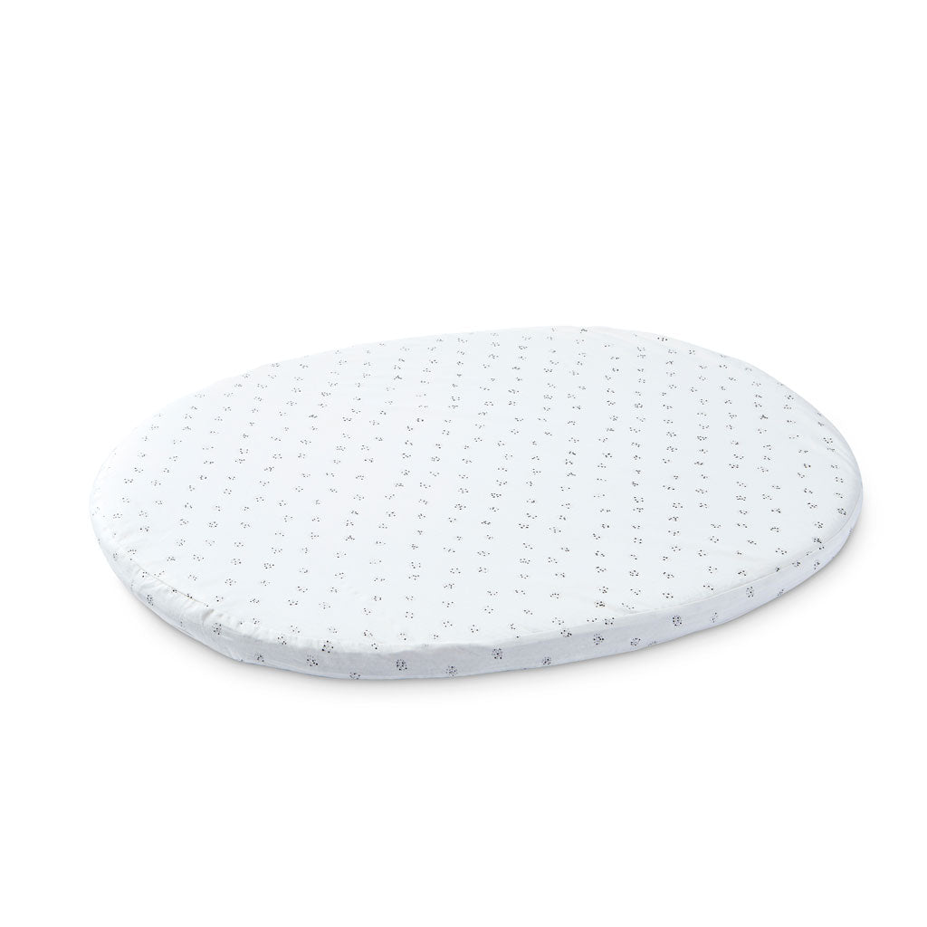 stokke x pehr fitted sheet dotty in neutrals pattern