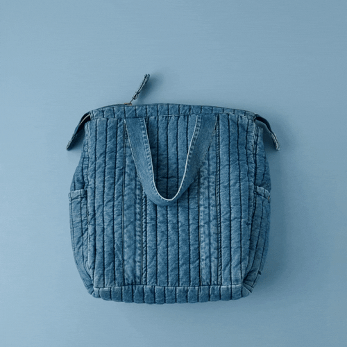 convertible diaper bag vintage wash