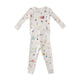 Ribbed Toddler Pajama Sleep Pehr Explore the World 18 - 24 mos. 