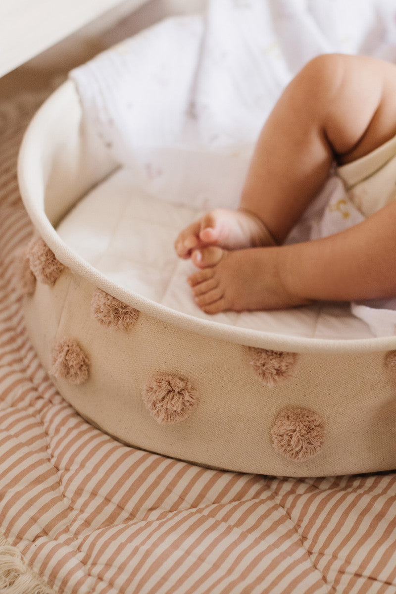 Pehr-No Mess On Me Basket Set-Rose Pink-2