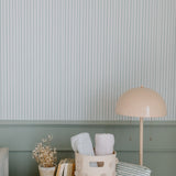 Pehr-Chasing Paper X Pehr Wallpaper-Stripes Away Sage-2