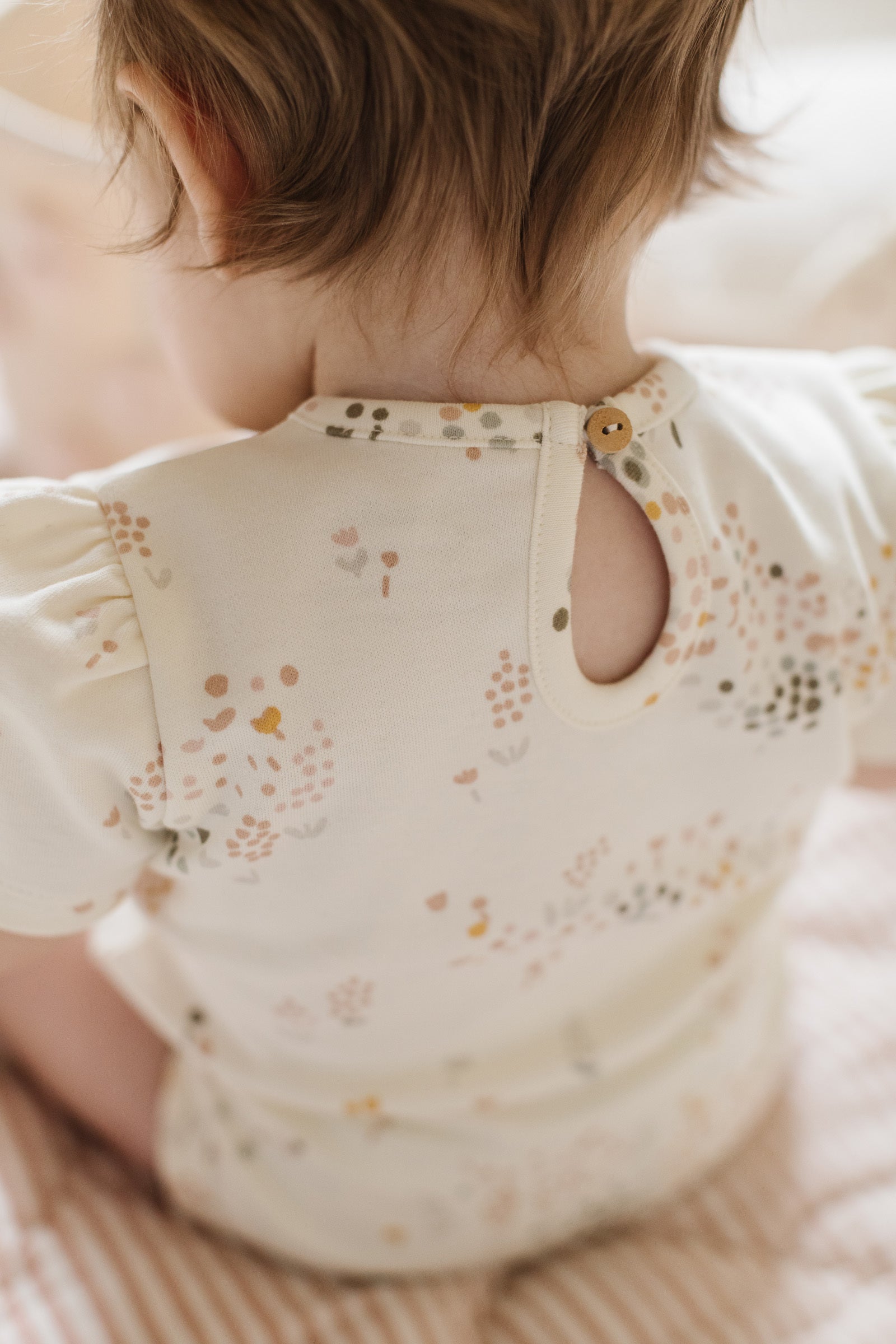 Pehr-Short Sleeve Puff One-Piece-Flower Patch-6