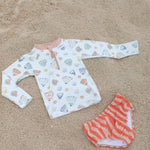 Pehr-Toddler Swim Rash Guard & Bottom-Seashells-6