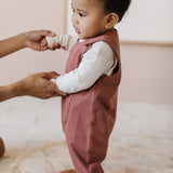 French Terry Overalls - Clay