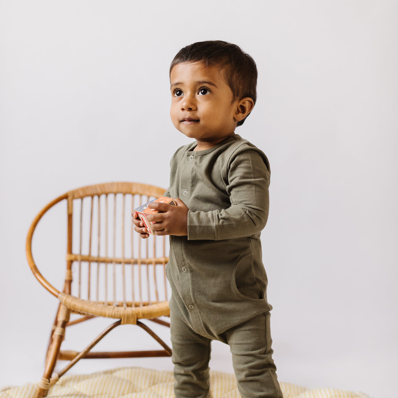 Pehr-Essentials Romper-Olive-5
