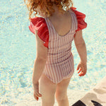 Pehr-Ruffle Swim Tank-Peony - Tomato-3