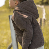 Corduroy Kids Quilted Jacket - Portobello