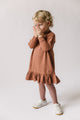 French Terry Ruffle Hem Dress Dress Pehr   