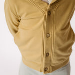 Pehr-French Terry Shawl Cardigan-Dijon-2