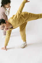 kids french terry kids jogger dijon pehr 4