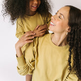 Pehr-Women's French Terry Sweatshirt-Dijon-2