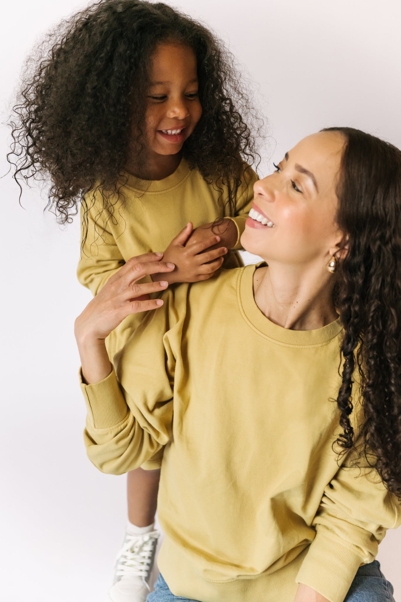 Pehr-Women's French Terry Sweatshirt-Dijon-2