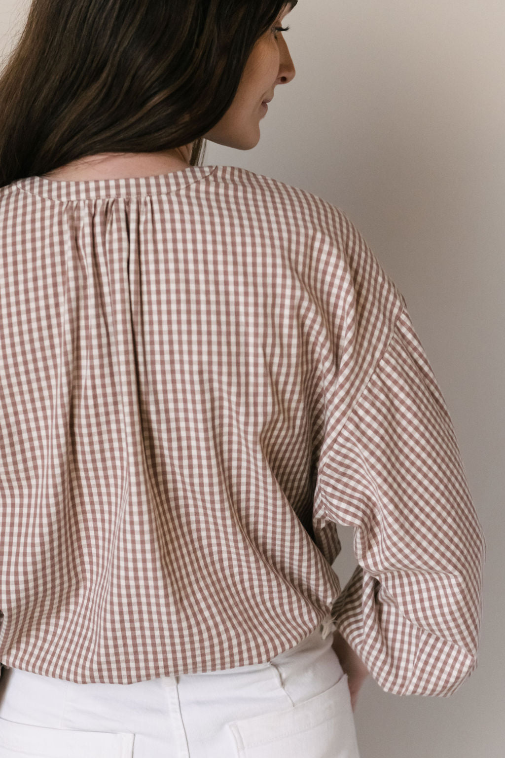 Gingham Women's Blouse