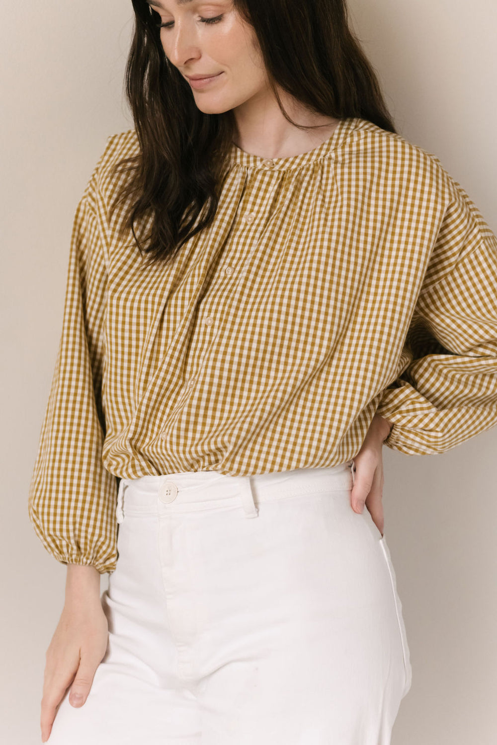 Gingham Women's Blouse