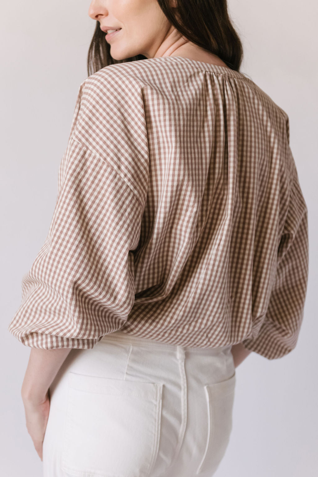 Gingham Women's Blouse