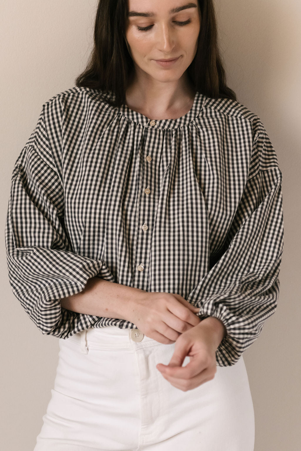 Gingham Women's Blouse