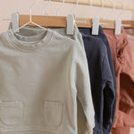 French Terry Matching Set - Ink Blue