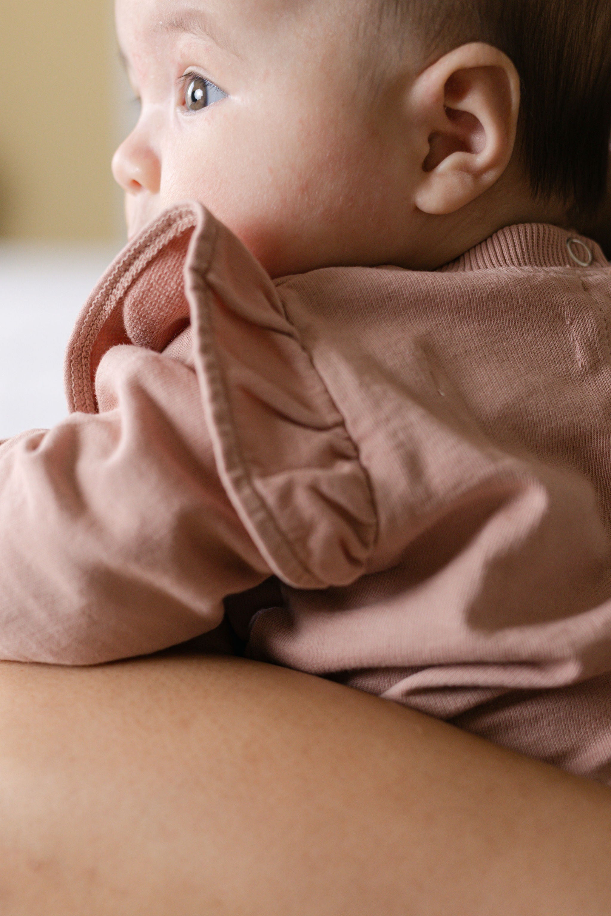 French Terry Matching Set - Soft Peony