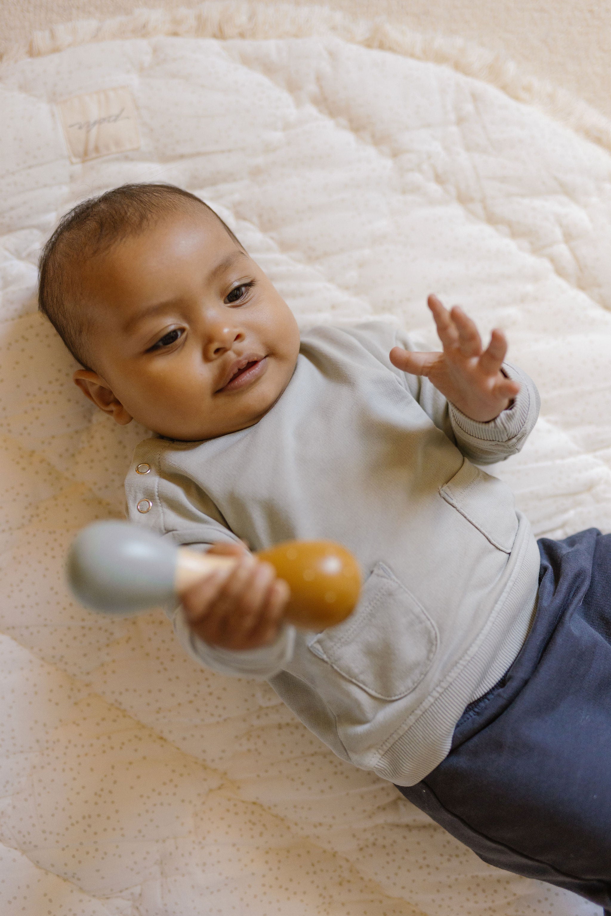 French Terry Matching Set - Soft Sea