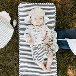 Pehr-Striped On the Go Portable Changing Pad-Stripes Away Ink Blue-3