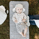 Pehr-Striped On the Go Portable Changing Pad-Stripes Away Ink Blue-3