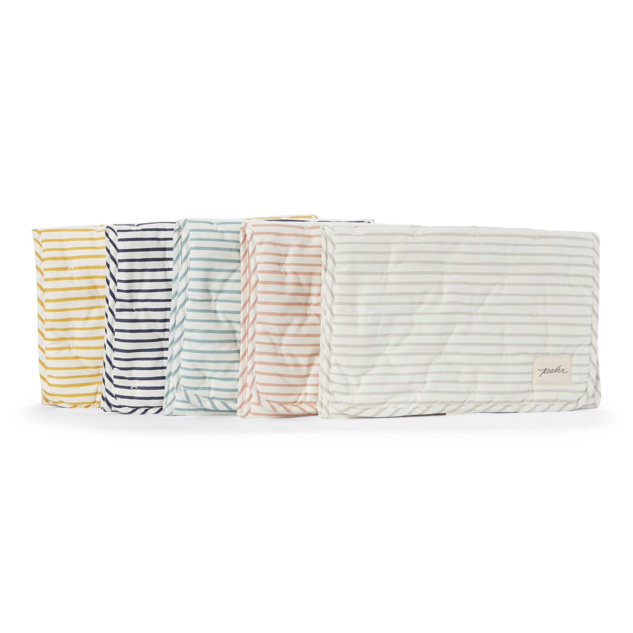 Pehr-Striped On the Go Portable Changing Pad-Stripes Away Ink Blue-5