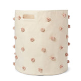 Pehr-Pom Pom Basket Hamper-Rose Pink-1