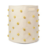 Pehr-Pom Pom Basket Hamper-Marigold-1