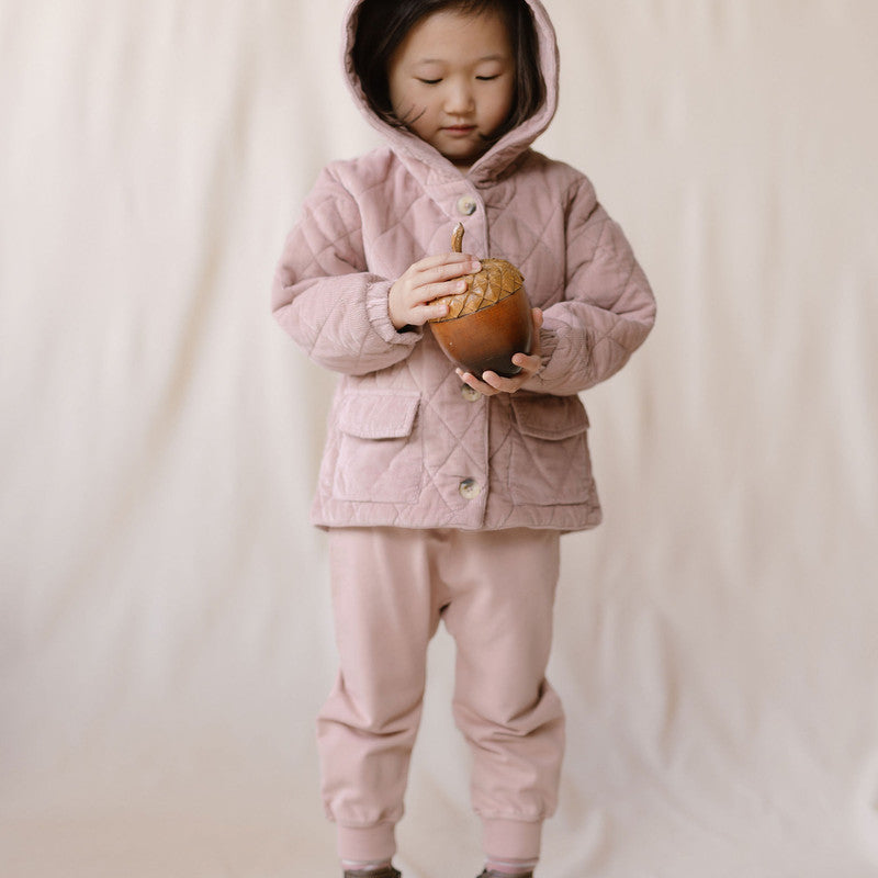 Pehr-Corduroy Quilted Jacket-Rose Pink-5