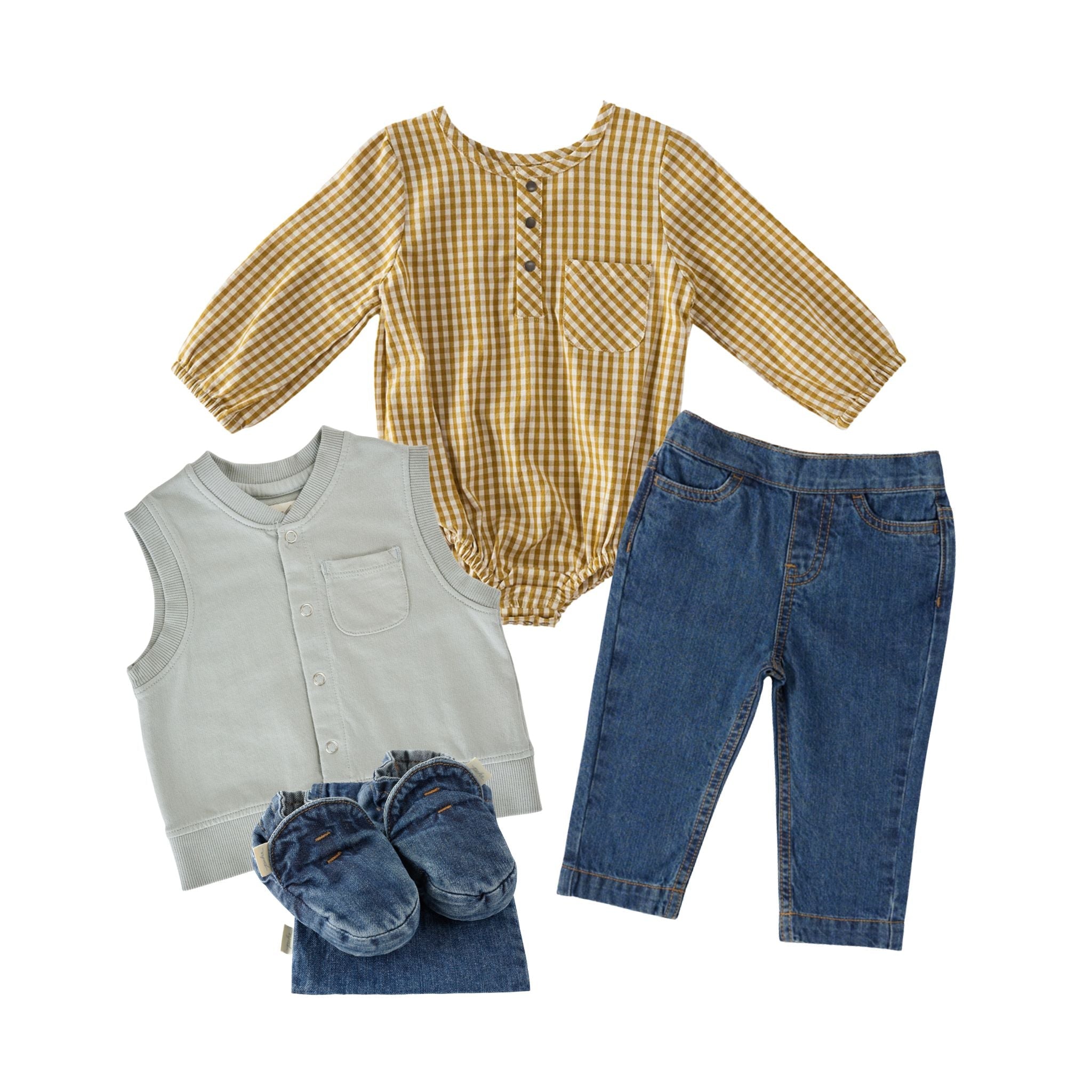 kids adventure set dijon in yellows pattern fall