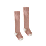 ribbed tights 2 pack blossom in pinks pattern