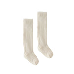 ribbed tights 2 pack natural