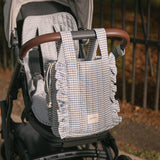 Gingham Stroller Bag - Harbor