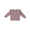 Pehr-French Terry Ruffle Sweatshirt-Plum-1