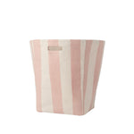 tapered hamper blush in pinks pattern