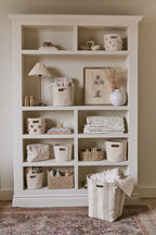tapered hamper taupe