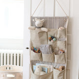 Hanging Wall Organizer - Stripes Away Sea