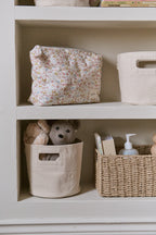 printed basket mini pin dot pebble