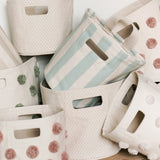 printed basket pint pin dot peony