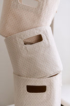 printed basket pint pin dot pebble