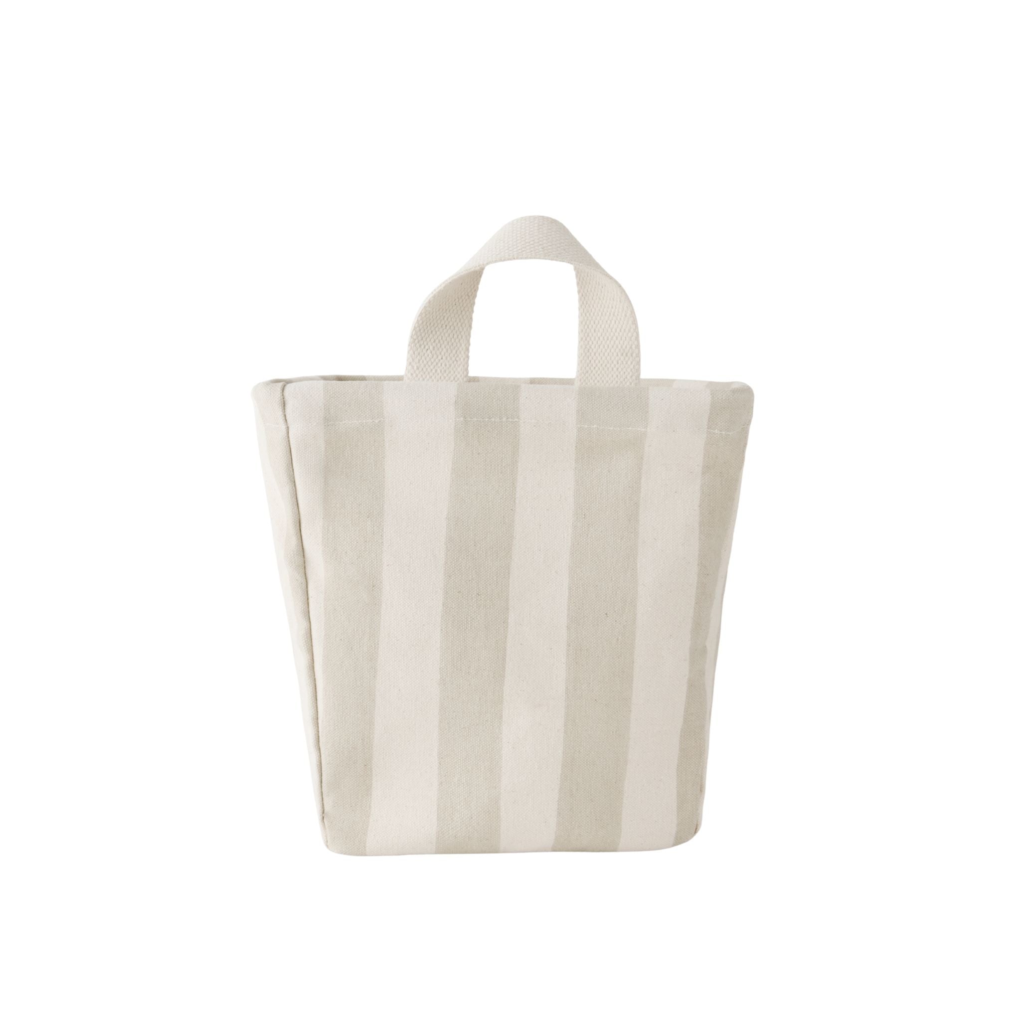 hanging basket taupe
