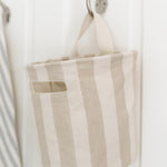 hanging basket taupe