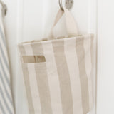 hanging basket taupe