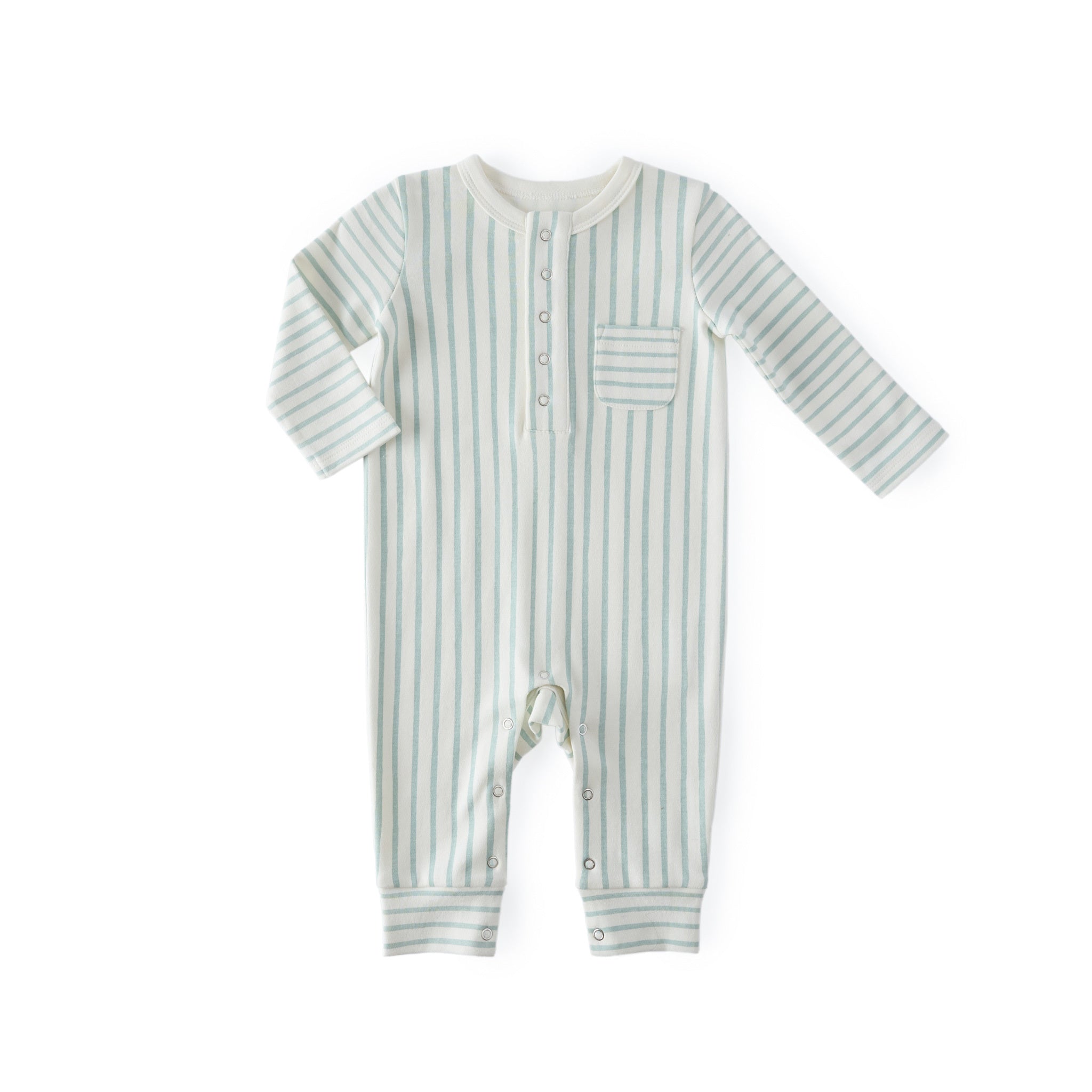 Pehr-Pocket Romper-Stripes Away Sea-1
